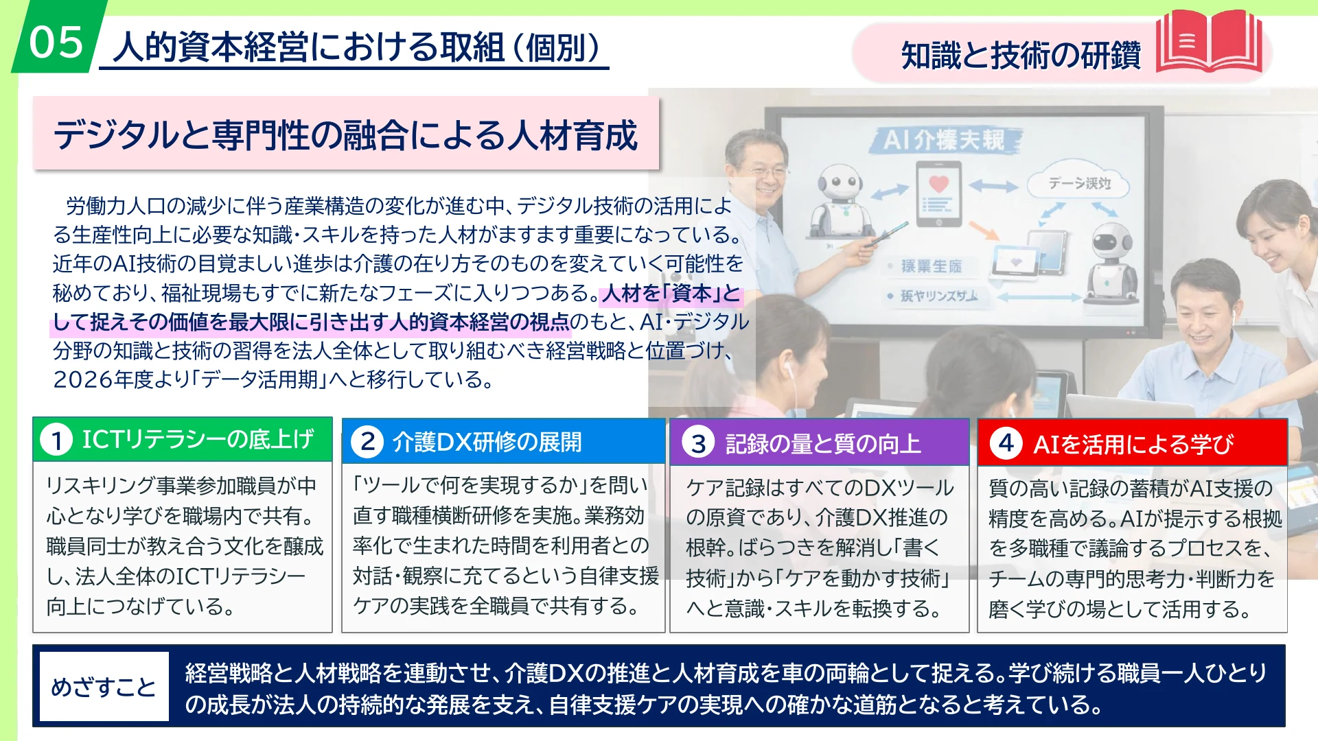 P.28 デジタルと専門性の融合による人材育成